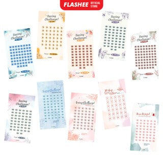 Flashee Loose Leaf Rencana Keuangan A5 B5 Isi Binder Keuangan A5 B5 Financial Planner A5 B5 A6