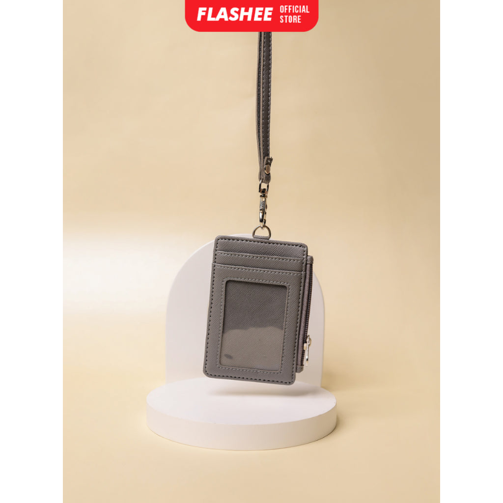 Flashee ID Card Holder Resleting Name Tag Seleting Taylor Lanyard Risleting Kulit Sintetis v2