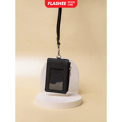 Flashee ID Card Holder Resleting Name Tag Seleting Taylor Lanyard Risleting Kulit Sintetis v2