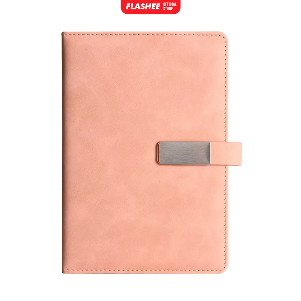 Flashee Notebook A5 Eksklusif Buku Perusahaan A5 Buku Binder Penutup Magnet 100 Lembar