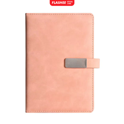 Flashee Notebook A5 Eksklusif Buku Perusahaan A5 Buku Binder Penutup Magnet 100 Lembar