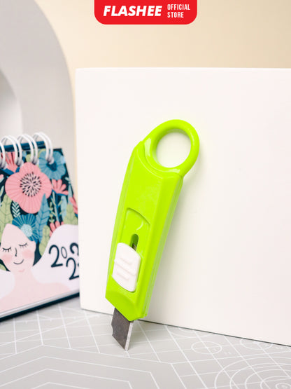 Flashee Mini Cutter Lucu Portable Pisau Cutter Pemotong Kertas