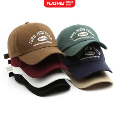 Flashee Topi Baseball Pria Wanita Dewasa Brooklyn New York Topi Kualitas Premium Style Mens Fashion