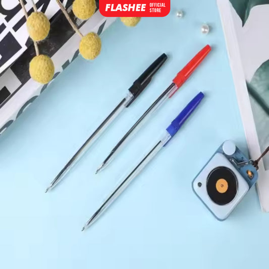 Flashee 1 Pack Pulpen Gel Pena 0.5mm Balpoint Pena Alat Tulis