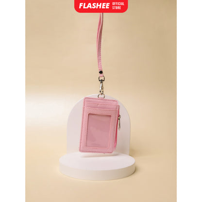 Flashee ID Card Holder Resleting Name Tag Seleting Taylor Lanyard Risleting Kulit Sintetis v2