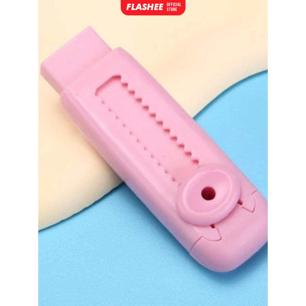 Flashee Eraser Penghapus Mekanik Push Eraser Penghapus Dorong