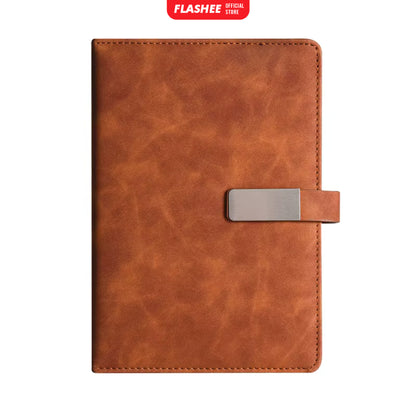 Flashee Notebook A5 Eksklusif Buku Perusahaan A5 Buku Binder Penutup Magnet 100 Lembar