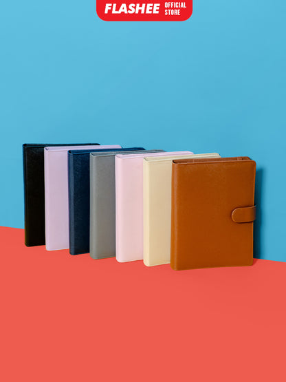 Flashee Binder Polos A5 20 Ring Antimainstream Ozzie Binder Eksklusif A5 20 Ring Multifungsi 7 Warna