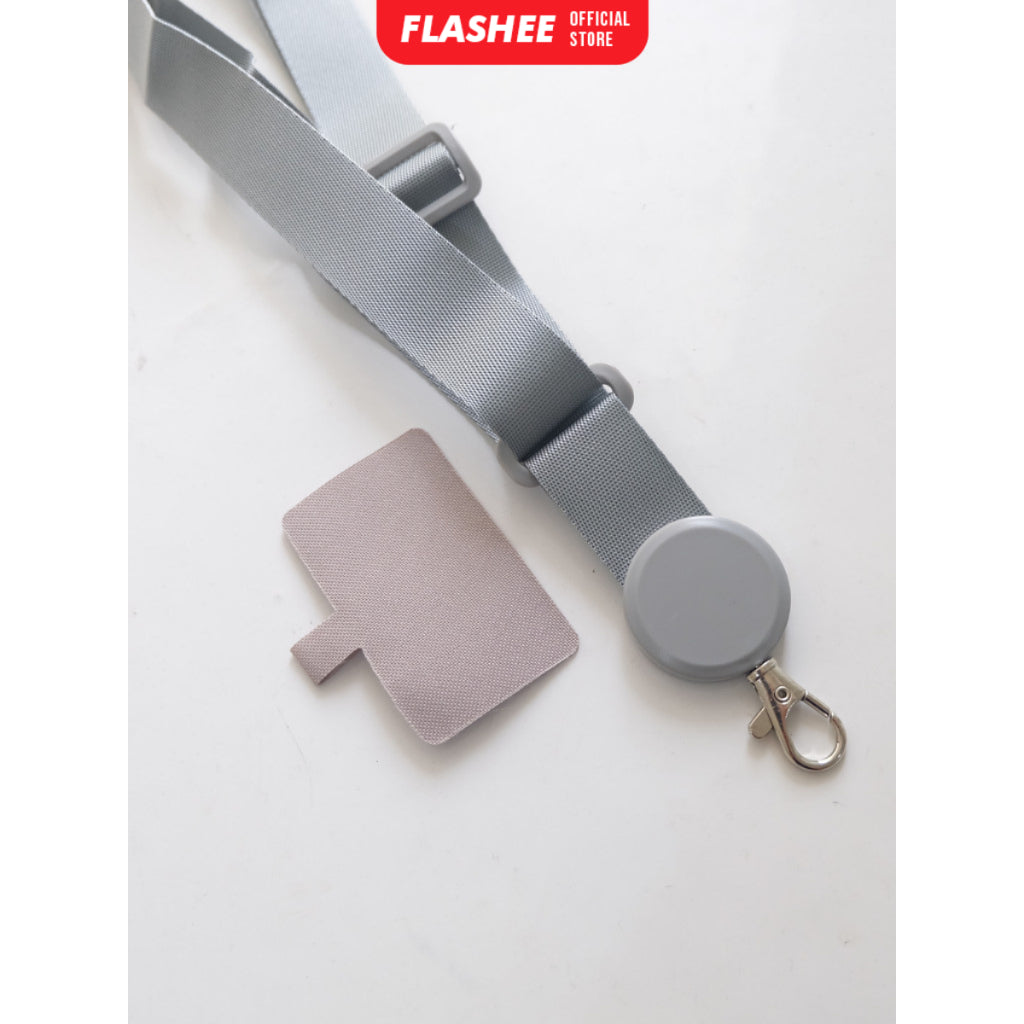 Flashee Tali Lanyard Premium Nylon Gantungan HP Lebar Universal Strap HP Panjang Bisa Adjustable