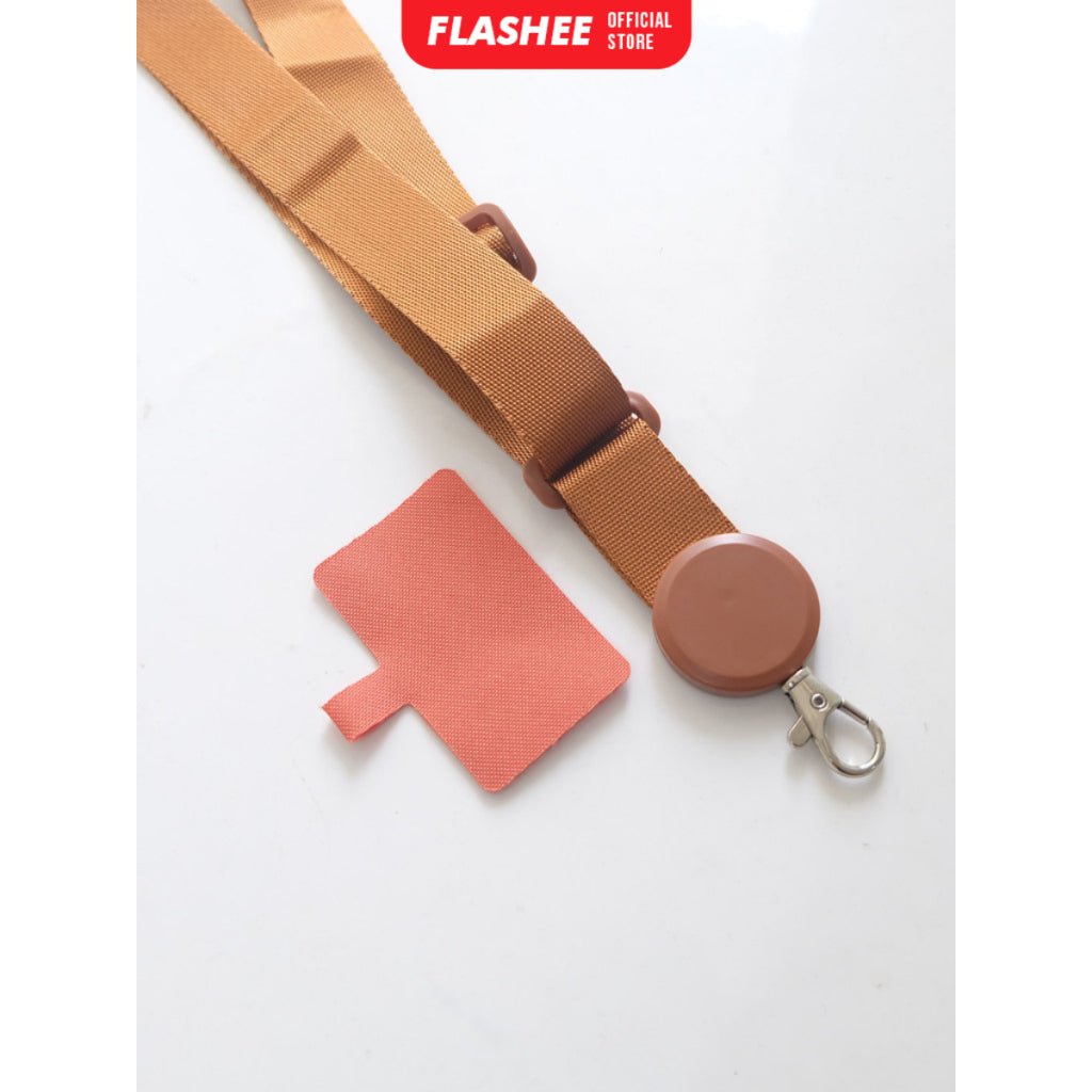 Flashee Tali Lanyard Premium Nylon Gantungan HP Lebar Universal Strap HP Panjang Bisa Adjustable