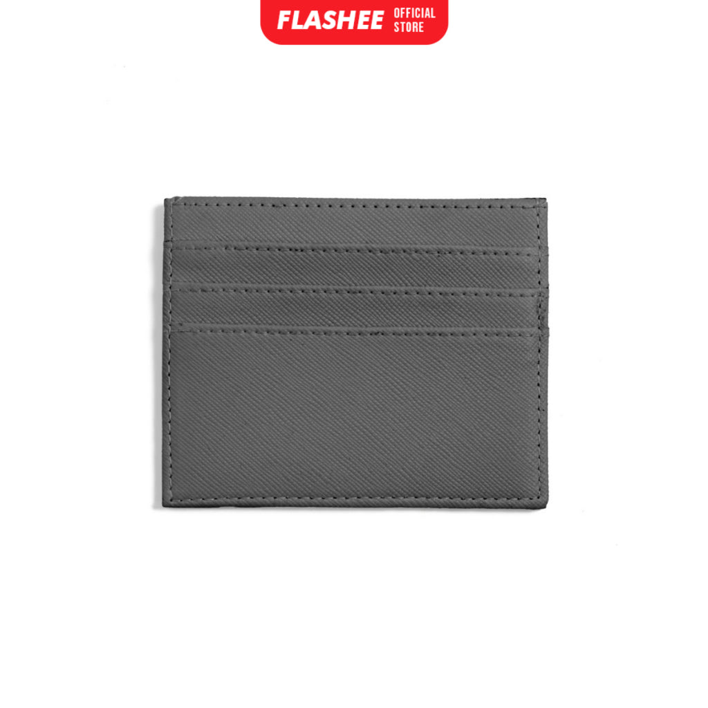 Flashee Card Holder 6 Slot Shavonne Dompet Kartu Tempat Kartu 6 Slot Card 1 Money Slot PU Leather