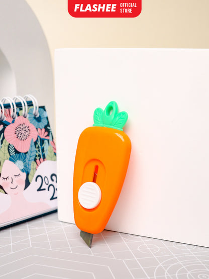 Flashee Mini Cutter Lucu Portable Pisau Cutter Pemotong Kertas