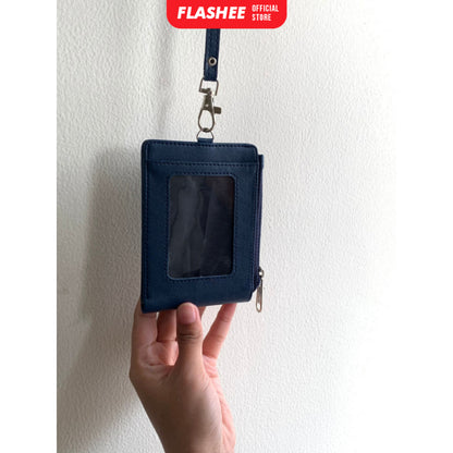 Flashee ID Card Lanyard Wallet Name Tag Hazel Lanyard Dompet Lipat Lanyard ID Card