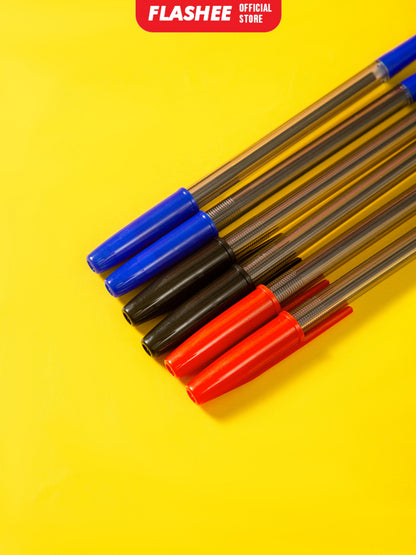 Flashee Pulpen Standart 1.0mm Pulpen Narita Stainess Balpoint Pen