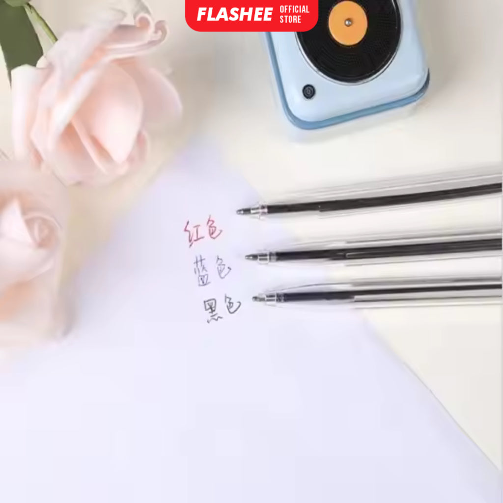 Flashee 1 Pack Pulpen Gel Pena 0.5mm Balpoint Pena Alat Tulis