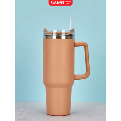 Flashee Botol Minum Anak Aesthetic 1200ML Tumbler Stainless Steel Tahan Dingin Tumbler Stainless
