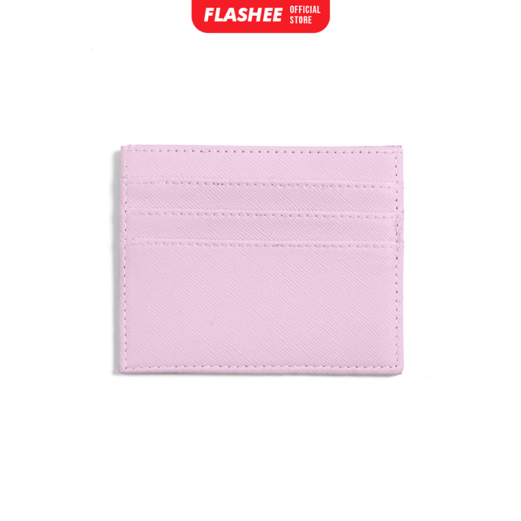 Flashee Card Holder 6 Slot Shavonne Dompet Kartu Tempat Kartu 6 Slot Card 1 Money Slot PU Leather