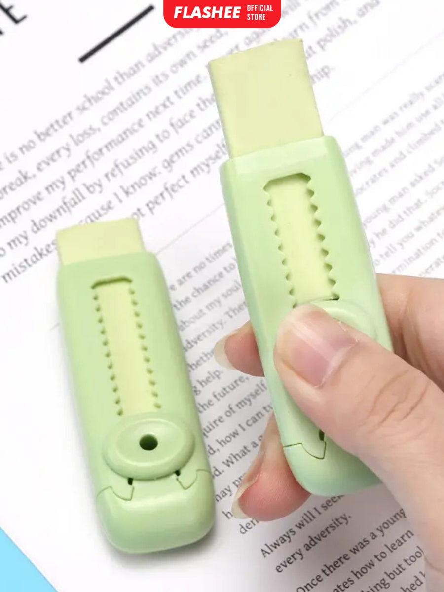 Flashee Eraser Penghapus Mekanik Push Eraser Penghapus Dorong