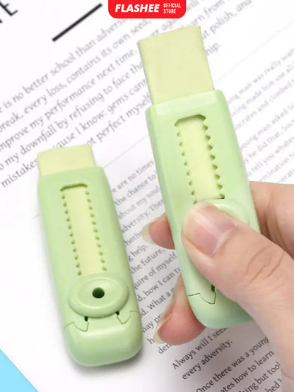 Flashee Eraser Penghapus Mekanik Push Eraser Penghapus Dorong