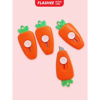 Flashee Mini Cutter Lucu Portable Pisau Cutter Pemotong Kertas