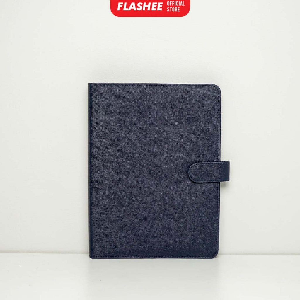 Flashee Binder Polos Warna Pink Muda Ukuran B5 Ring 26 Eksklusif Binder Sekolah Isi Ulang COD
