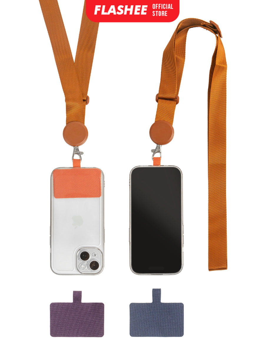 Flashee Tali Lanyard Premium Nylon Gantungan HP Lebar Universal Strap HP Panjang Bisa Adjustable