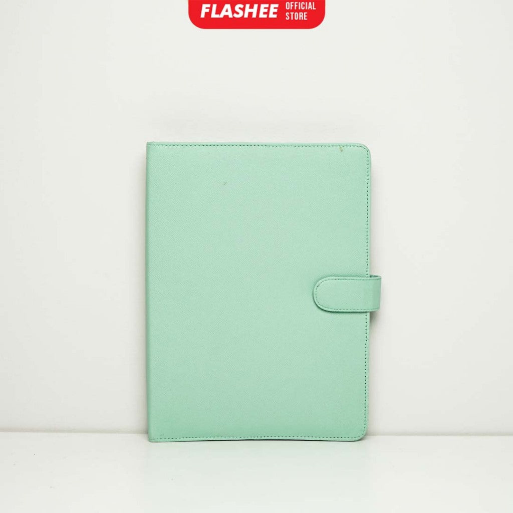 Flashee Binder Polos Warna Pink Muda Ukuran B5 Ring 26 Eksklusif Binder Sekolah Isi Ulang COD