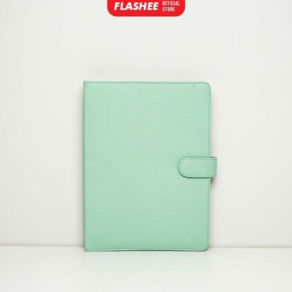 Flashee Binder Polos Warna Pink Muda Ukuran B5 Ring 26 Eksklusif Binder Sekolah Isi Ulang COD