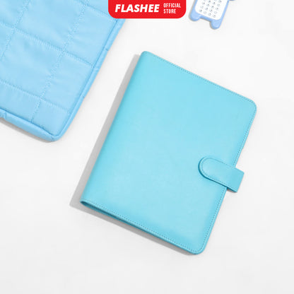 Flashee Binder Polos Warna Pink Muda Ukuran B5 Ring 26 Eksklusif Binder Sekolah Isi Ulang COD