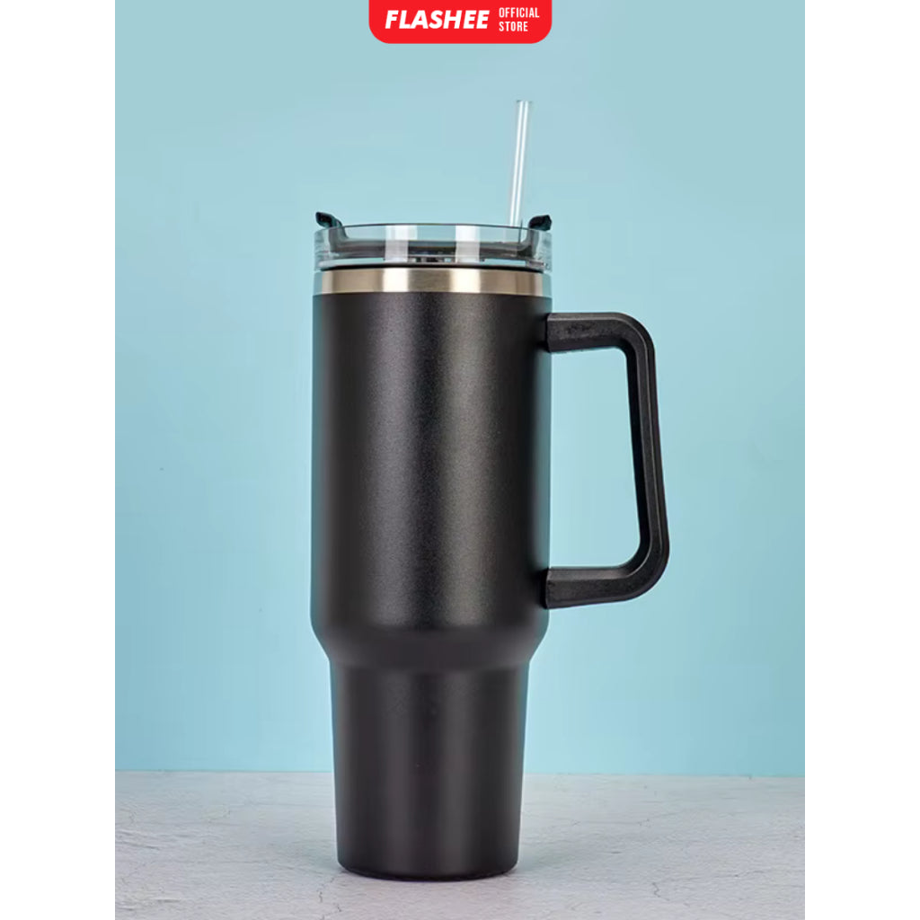 Flashee Botol Minum Anak Aesthetic 1200ML Tumbler Stainless Steel Tahan Dingin Tumbler Stainless