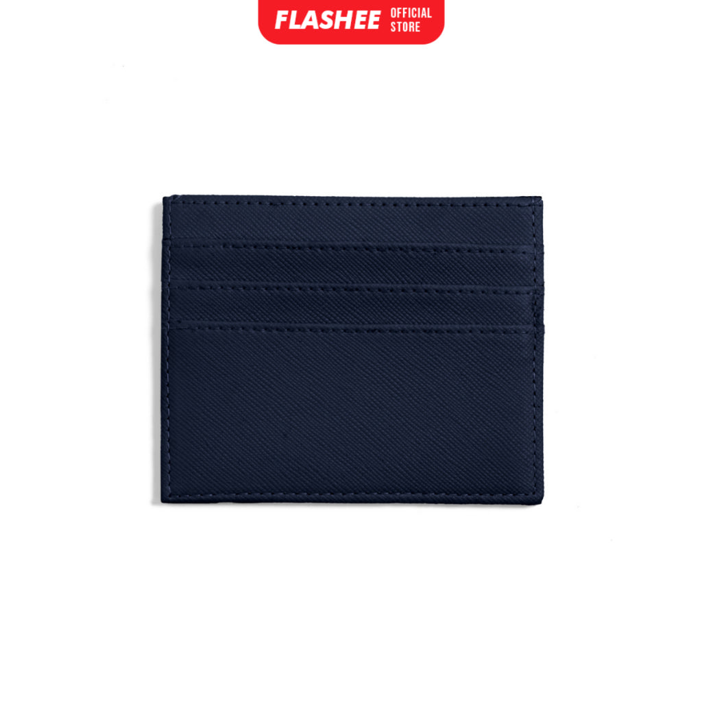 Flashee Card Holder 6 Slot Shavonne Dompet Kartu Tempat Kartu 6 Slot Card 1 Money Slot PU Leather