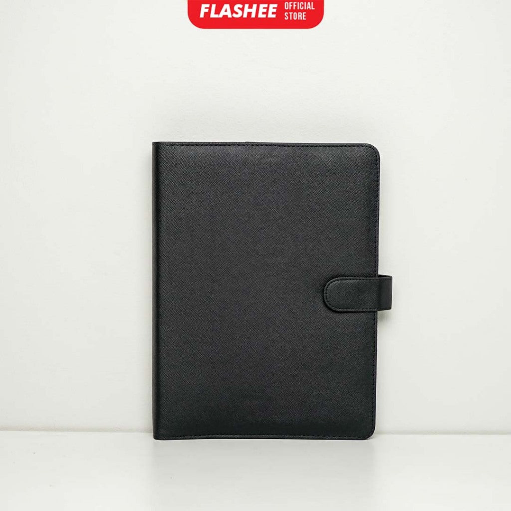 Flashee Binder Polos Warna Pink Muda Ukuran B5 Ring 26 Eksklusif Binder Sekolah Isi Ulang COD
