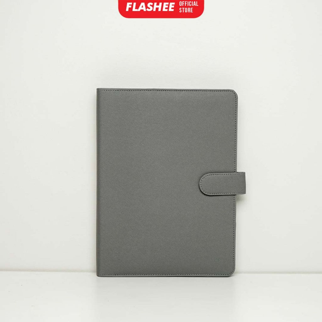 Flashee Binder Polos Warna Pink Muda Ukuran B5 Ring 26 Eksklusif Binder Sekolah Isi Ulang COD