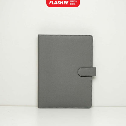 Flashee Binder Polos Warna Pink Muda Ukuran B5 Ring 26 Eksklusif Binder Sekolah Isi Ulang COD