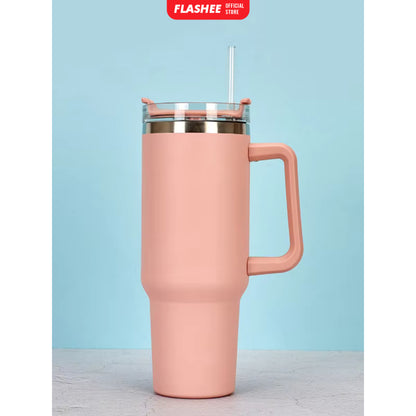 Flashee Botol Minum Anak Aesthetic 1200ML Tumbler Stainless Steel Tahan Dingin Tumbler Stainless