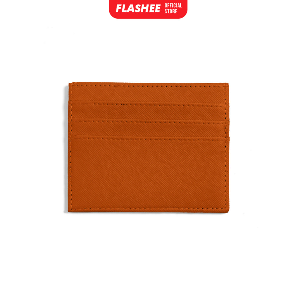 Flashee Card Holder 6 Slot Shavonne Dompet Kartu Tempat Kartu 6 Slot Card 1 Money Slot PU Leather