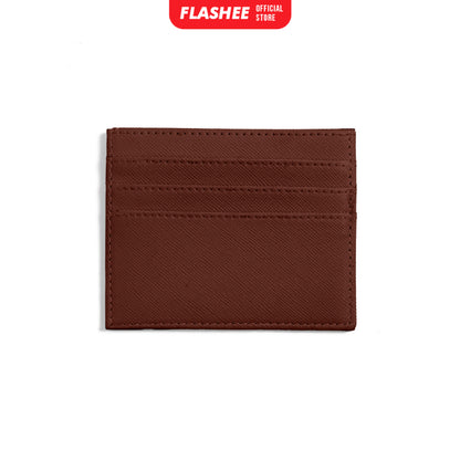 Flashee Card Holder 6 Slot Shavonne Dompet Kartu Tempat Kartu 6 Slot Card 1 Money Slot PU Leather