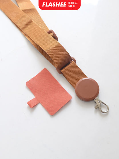 Flashee Tali Lanyard Premium Nylon Gantungan HP Lebar Universal Strap HP Panjang Bisa Adjustable