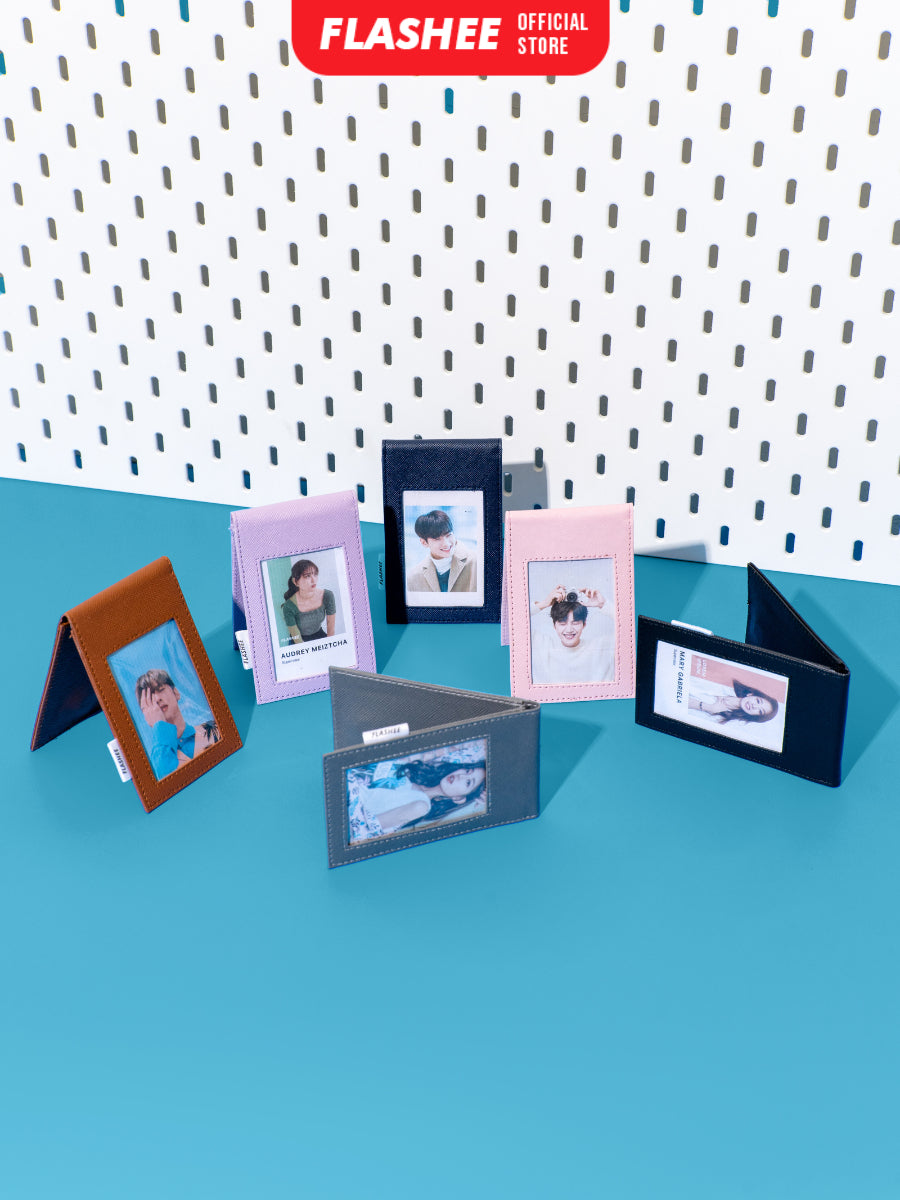 Flashee Name Tag Magnet Dua Sisi ID Card Holder Magnet Jepit Aspen Lanyard Magnet Saku Tanpa Tali