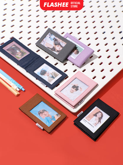 Flashee Name Tag Magnet Dua Sisi ID Card Holder Magnet Jepit Aspen Lanyard Magnet Saku Tanpa Tali