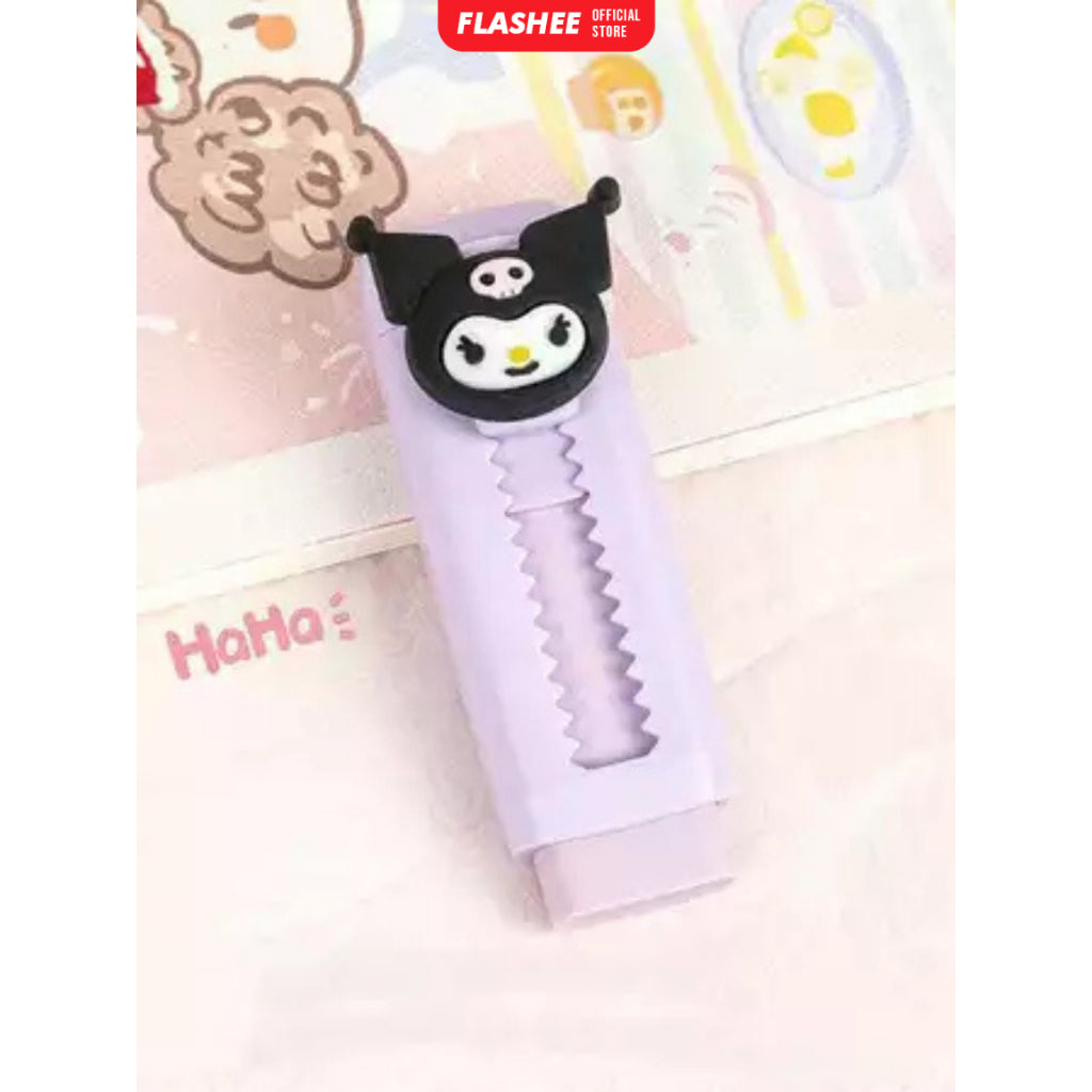 Flashee Eraser Penghapus Mekanik Push Eraser Penghapus Dorong