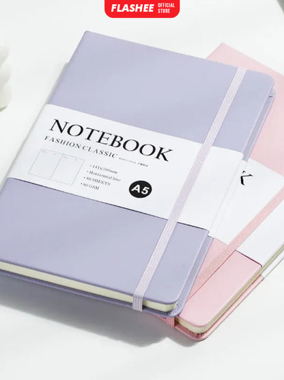 Flashee Notebook Aesthetic A5 Pocket Diary Buku Catatan Pertemuan 80 Lembar Jurnal Harian