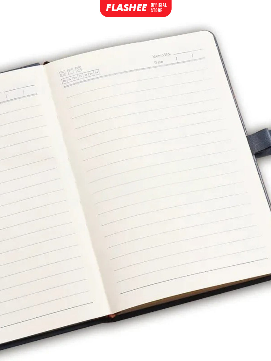 Flashee Notebook A5 Eksklusif Buku Perusahaan A5 Buku Binder Penutup Magnet 100 Lembar