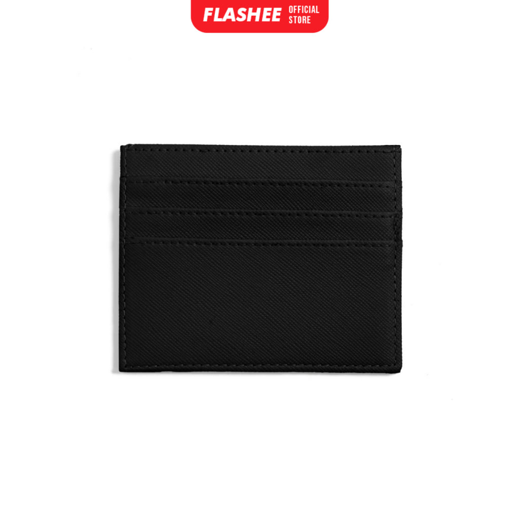 Flashee Card Holder 6 Slot Shavonne Dompet Kartu Tempat Kartu 6 Slot Card 1 Money Slot PU Leather