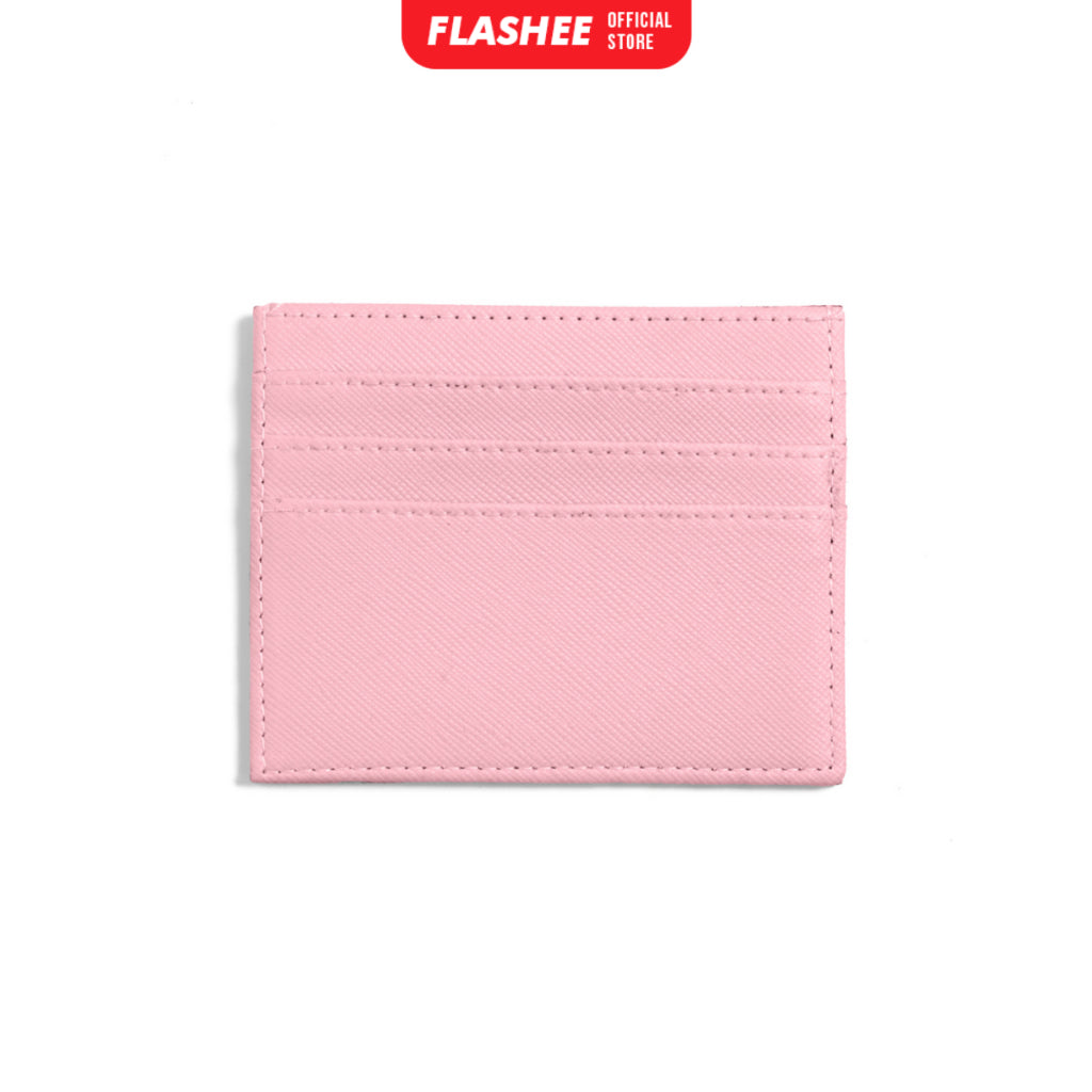 Flashee Card Holder 6 Slot Shavonne Dompet Kartu Tempat Kartu 6 Slot Card 1 Money Slot PU Leather