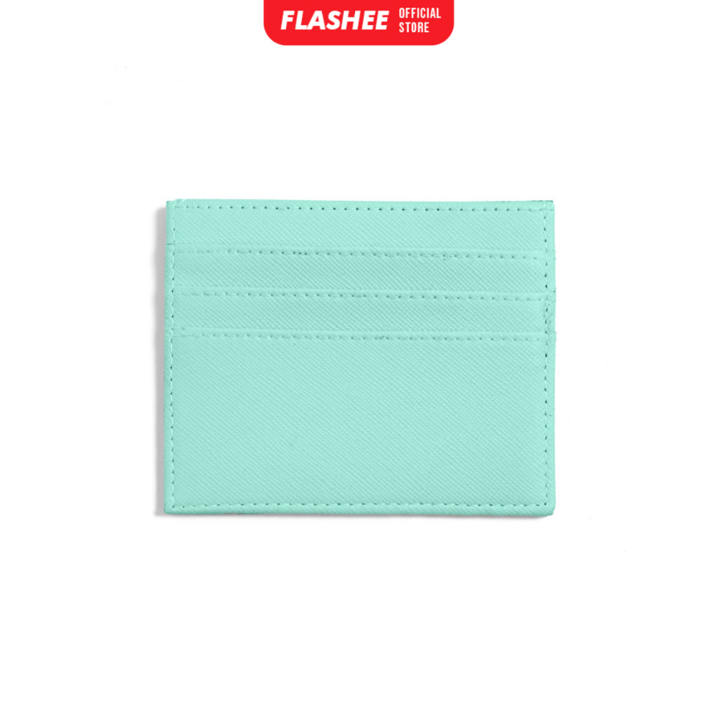 Flashee Card Holder 6 Slot Shavonne Dompet Kartu Tempat Kartu 6 Slot Card 1 Money Slot PU Leather