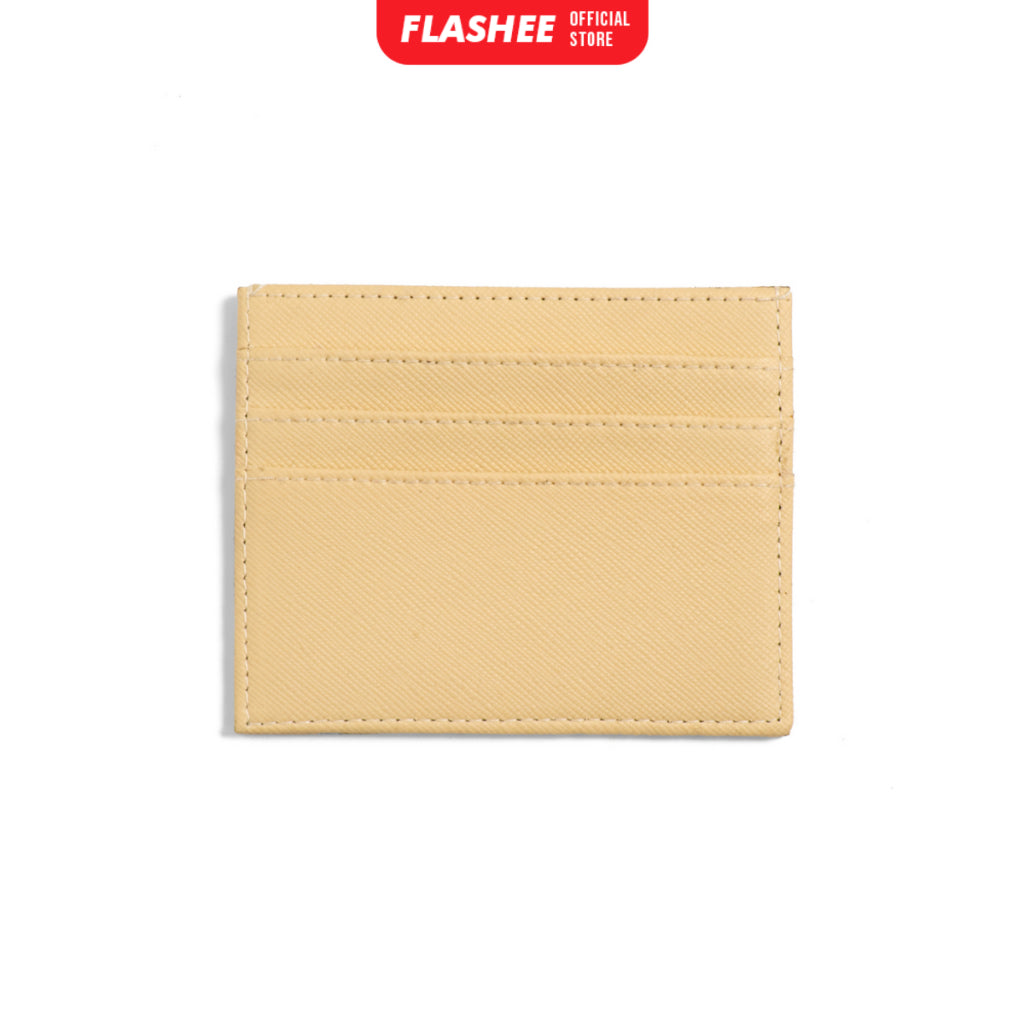 Flashee Card Holder 6 Slot Shavonne Dompet Kartu Tempat Kartu 6 Slot Card 1 Money Slot PU Leather