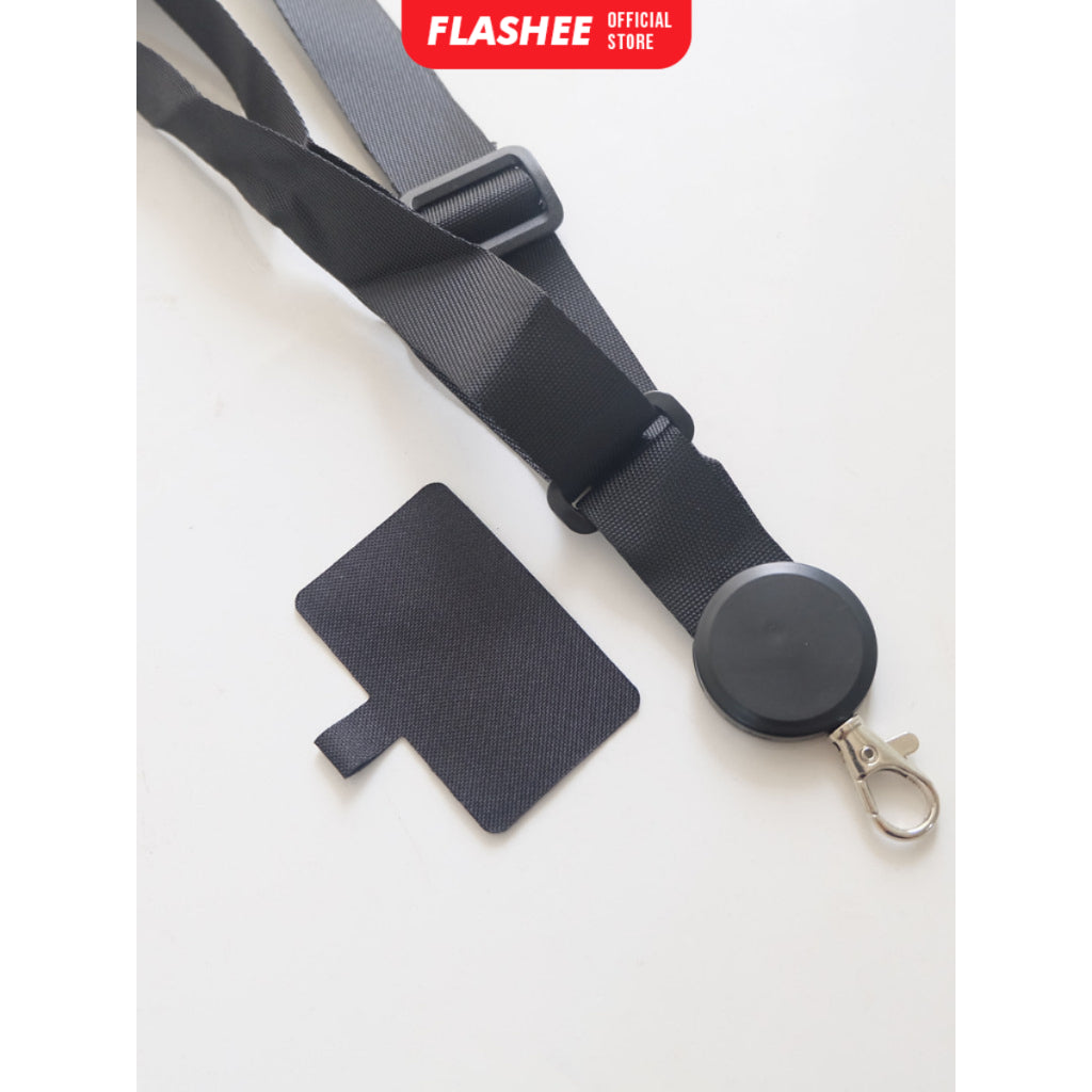 Flashee Tali Lanyard Premium Nylon Gantungan HP Lebar Universal Strap HP Panjang Bisa Adjustable