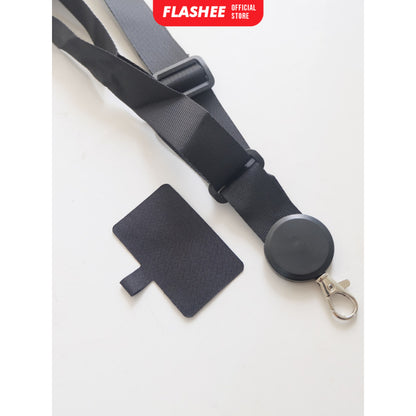 Flashee Tali Lanyard Premium Nylon Gantungan HP Lebar Universal Strap HP Panjang Bisa Adjustable