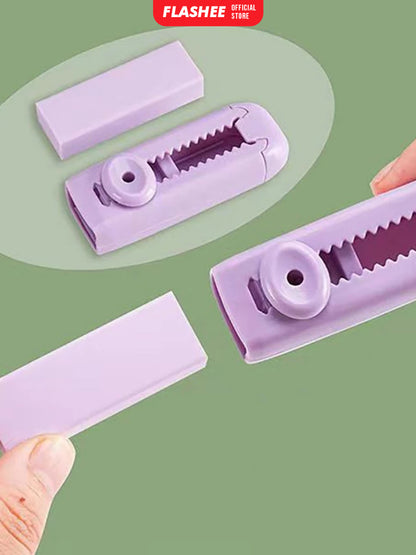 Flashee Eraser Penghapus Mekanik Push Eraser Penghapus Dorong